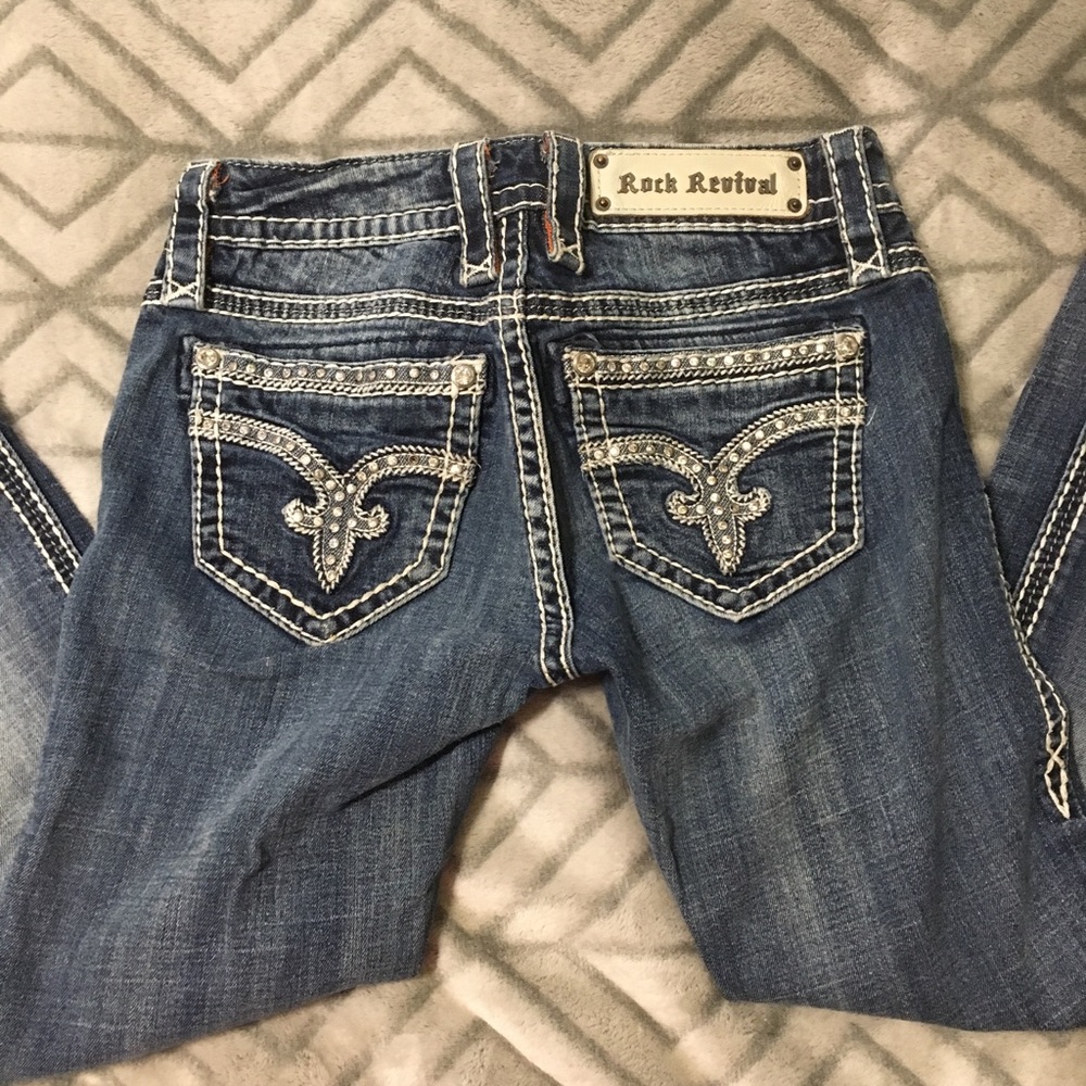 Size 25 rock revival jeans